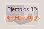 Ejemplos con diseños en 3D habitaciones matrimonio