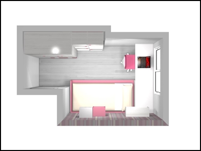 Diseño habitación complicada