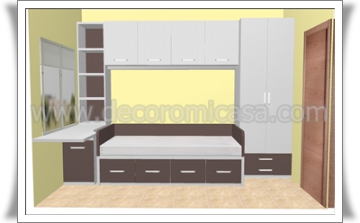 Habitación juvenil rectangular 2