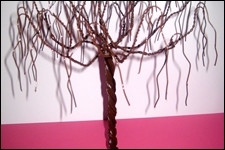 Árboles decorativos de alambre 