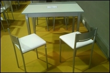 Mesas y sillas para cocinas modernas 