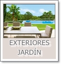 Escaparates exteriores y jardín