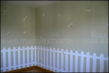 Murales pintados en habitaciones niños foto nº 2