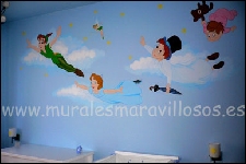 Murales pintados en habitaciones niños foto nº 5