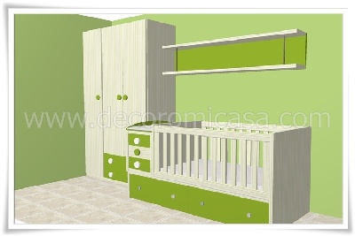 Habitación bebé rectangular 4