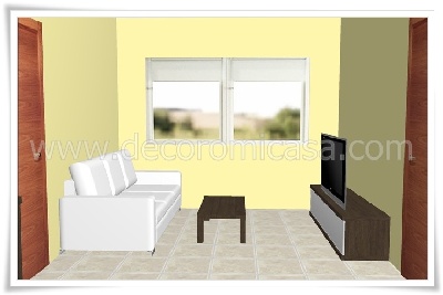 Comedor con muebles en dos paredes: zona salón y zona comedor. 3