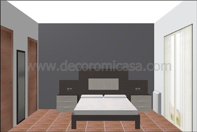 Habitación de matrimonio con armarios empotrado de puertas corredera 2