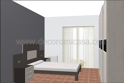 Habitación de matrimonio con armarios empotrado de puertas corredera 4