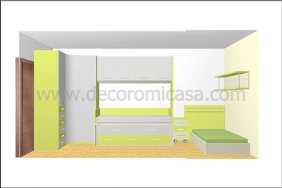 Diseñar habitación para tres niños 1