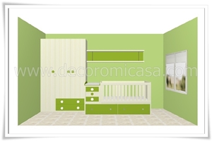 Habitación bebé 3D