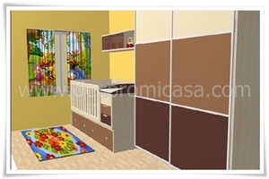 Habitación bebé 3D