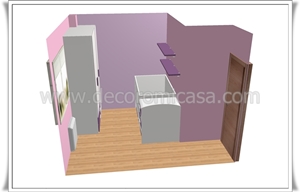 Habitación bebé 3D