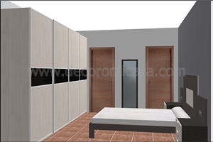 Habitación matrimonio 3D