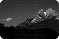 Fotografía montañas blanco y negro 

 ref:0008