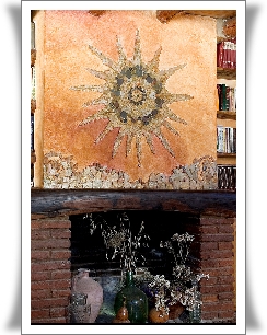 Mosaico chimenea