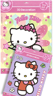 Sticker Hello Kitty 3D grande