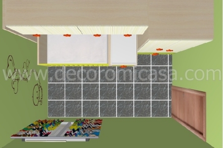 diseño 3D habitación bebé