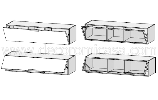 Guía principales módulos comedores modulares: módulos para colgar