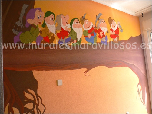 Mural habitacion niño