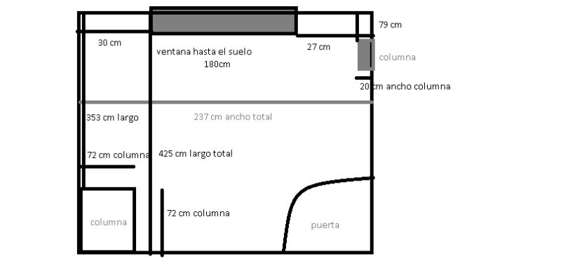 Ayuda habitación ventantas hasta el suelo - Foro decoración